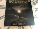 bathory the return lp first press flag 9 ,death tour  mayhem venom celtic frost