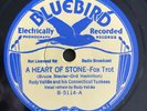RUDY VALLEE Heart of Stone Bluebird 78 1933 Victrolac? vinyl pressing E+ cond.