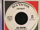 ELVIS PRESLEY - BLUE CHRISTMAS / WOODEN HEART, WLP 45 RPM, NICE