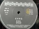 GANG KKK / Club Mix, 1983 45 rpm LP 12