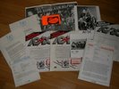 AC/DC orig. 1976 german press tour info pics sheets sticker(Bon Scott Punk-Rock)
