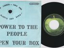 John LENNON * Power To The People * 1971 BELGIAN 45 * BEATLES * APPLE *