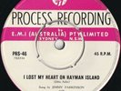 Jimmy Parkinson Bob Gibson Rare OZ 45 Hayman Island VG+ ’58 Jazz Pop