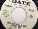 THE TEMPLES I Don't Want To Do A Thing But Love You 45 DATE 1004 Soul Doo Wop