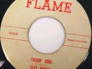 CLAY BROWN Talkin' Soul bw Nothin' But Love 45 FLAME 415 Northern Soul