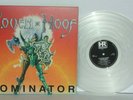 CLOVEN HOOF Dominator Clear Vinyl LP VG+ German High Roller HRR 557 Poster