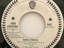 Udo Jurgens Merci Cherie / Stay,Stay,Stay In My World Rare Warner Bros Promo 45
