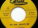 CASTELLES 45 My Girl Awaits Me / Sweetness GRAND 2nd press doowop VG++   TB 27