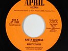 Roots Reggae 45 - Mighty Threes - Rasta Business - April - VG++ mp3