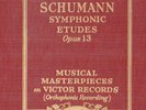 226g4.  Alfred Cortot - Etudes Symphoniques (Schumann) - Victor M-122 (3 rec)