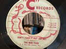 MAR-TEKS 45 Don’t Take It Out On Me ALABAMA GARAGE PUNKER on BIG C - HEAR IT