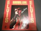 autographed Elvis Presley old burning love lp