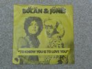 MARC BOLAN GLORIA JONES TO KNOW YOU IS LO LOVE YOU DENMARK EMI 2572  EXCELLENT