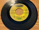 LITTLE LIL BOB 45 MY HEARTS ON FIRE LA LOUSIANNE 8075 WRITING SCUFFY