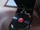 old vinyl gramophone plus some vinyls, Great condition, CHARITY AUCTION