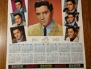 Vintage Original 1963 Elvis Presley Bonus Photo Calendar Girls Girls Girls LP