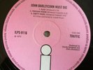 Traffic LP John Barleycorn must die UK Pink Island 1st press BEAUTIFUL VINYL