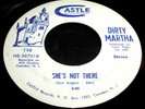 DIRTY MARTHA She's Not There & Why Can't I 45 Private NJ Funk/Psych Castle NICE
