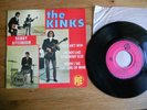 EP KINKS PRESSAGE FRANCAIS SUNNY AFTERNOON /I M NOT LIKE EVERYBODY ELSE LANGUETT