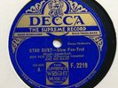 AL BOWLLY & ROY FOX & HIS BAND - ’STAR DUST/ WEDDING BELLS' DECCA F2213 EE+