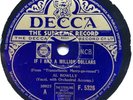 AL BOWLLY - ’IF I HAD A MILLION DOLLARS/ BE STILL MY HEART' DECCA F5326 E+
