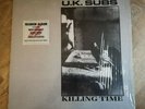 UK Subs LP Killing time CLEAR VINYL 1988 New red 1st press NEAR MINT &IN SHRINK