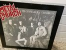METAL CHURCH blessing in disguise LP EX/EX, Electra, vinyl w/ lyric insert. Nice