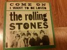 Rolling stones,single,Denmark,1963,come on,green cover
