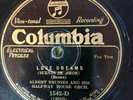 Columbia 1542D Brunies Halfway House Orch (NEW ORLEANS) Love Dreams 78 rpm  E-