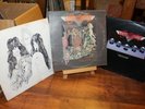 AEROSMITH - VINYL LP RECORD (3) - ROCKS + TOYS IN THE ATTIC + DRAW THE LINE