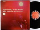 John Coltrane & Archie Shepp - New Thing At Newport LP - Impulse - AS-94 RVG VG+