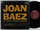 JOAN BAEZ In San Fancisco FANTASY LP VG++ mono SHRINK  