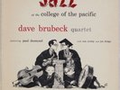 DAVE BRUBECK QUARTET: Jazz at College Pacific FANTASY Red Wax 10” LP NM