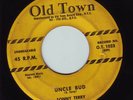 SONNY TERRY / BROWNIE MCGHEE   Uncle Bud. 1956 Jump blues 45 on Old Town