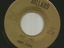 ROCKABILLY TEEN XO- JIMMY STONE -  BABY I CRY  -HEAR -1965 FLINT MI. DILLARD