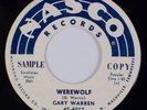 GARY WARREN: Werewolf US NASCO ’58 Rockabilly Promo 45 Rare HEAR