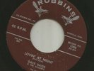 ROCKABILLY bw TEEN- DAVID GATES- LOVIN' AT NIGHT  / JO-BABY - HEAR -1958 ROBBINS