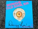 DENNY LAINE PAUL MCCARTNEY THE BEATLES SIGNED 1979 UK OLD SIAM SIR AUTOGRAPH