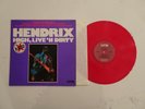 VG++ BEAUTIFUL  Jimi Hendrix High Live Dirty LP RARE RED VINYL NUTMEG  Ladyland
