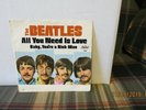 The Beatles All You Need Is Love /  45 Picture sleeve  vg++ vg+