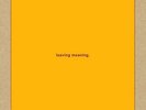 Swans-Leaving Meaning VINYL NEW