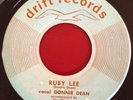 Donnie Dean Ruby Lee b/w Frankie and Johnny Original Drift Records 45 Rockabilly