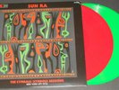 SUN RA the cymbals/symbols sessions nyc 1973 USA 2-LP used RED and GREEN VINYL