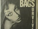 BAGS - Survive RARE Original 1978 US Punk 45 Dangerhouse