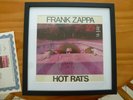FRANK ZAPPA - HOT RATS  SIGNED BY ZAPPA WITH CERTIFICATE FRAMED