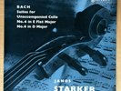 JANOS STARKER - BACH - CELLO SUITES NO 4 & NO 6 COLUMBIA BLUE/GOLD UK 33CX 1745