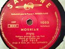 3 disques 78 tours  SATURNE yiddisch LEO FULD & Orc. Luypaerts
