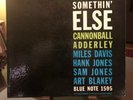 Cannonball Adderley Somethin’ Else Blue Note 47 W 63rd RVG EAR DG LP VG+