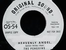 THE PENGUINS ? Heavenly Angel ? Rarer Doo Wop Promo 45 ORIGINAL SOUND #OS-54