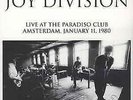 Joy Division - Live At Paradiso Club January 11 1980 (COLOURED VINYL LP) LVY516